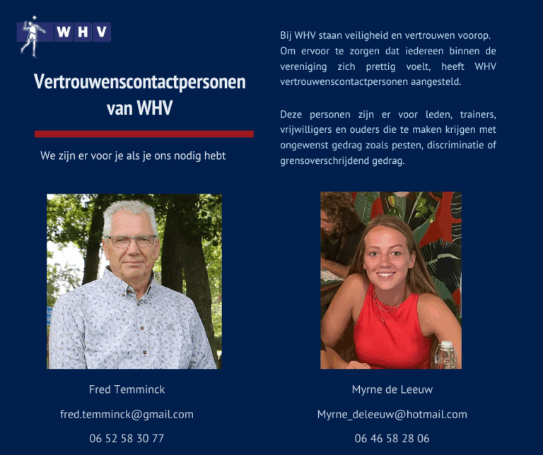 Vertrouwenscontactpersoon van WHV